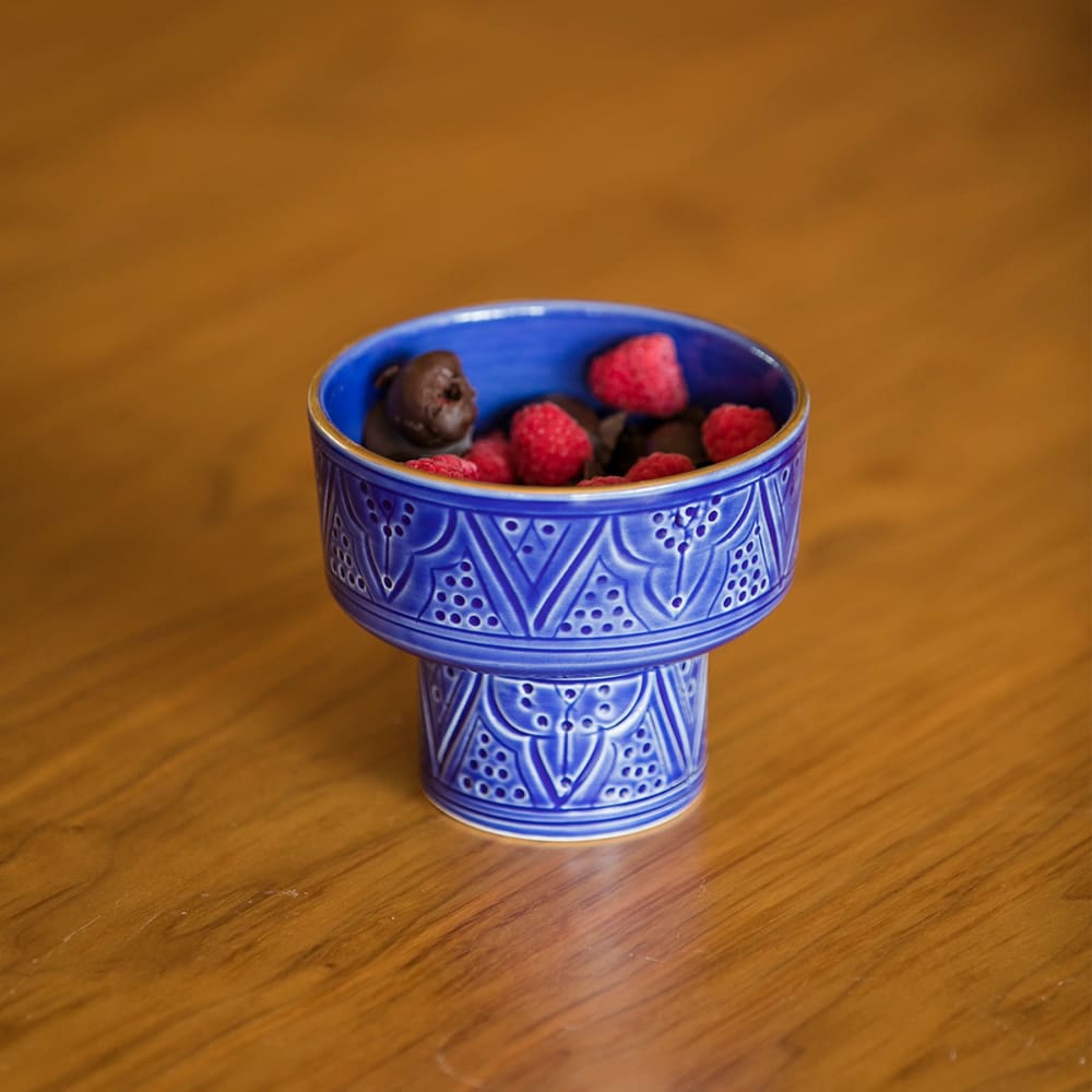 Bol apéritif en céramique bleu - Maisons du Monde