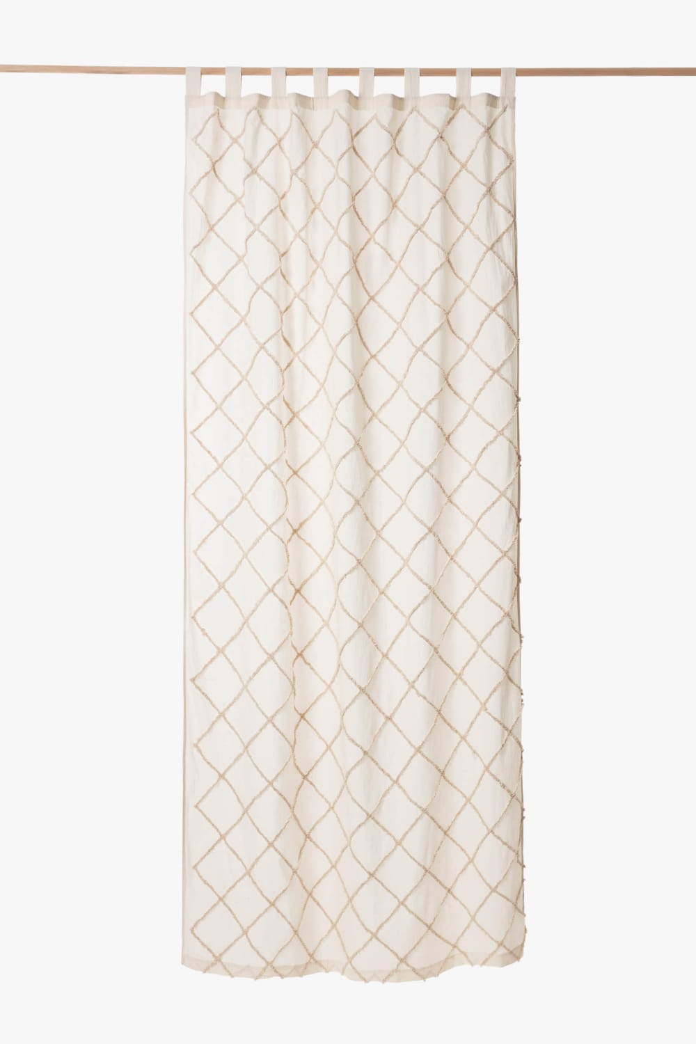 Royal Baumwoll-Vorhang Natur  140x280 - Maisons Du Monde
