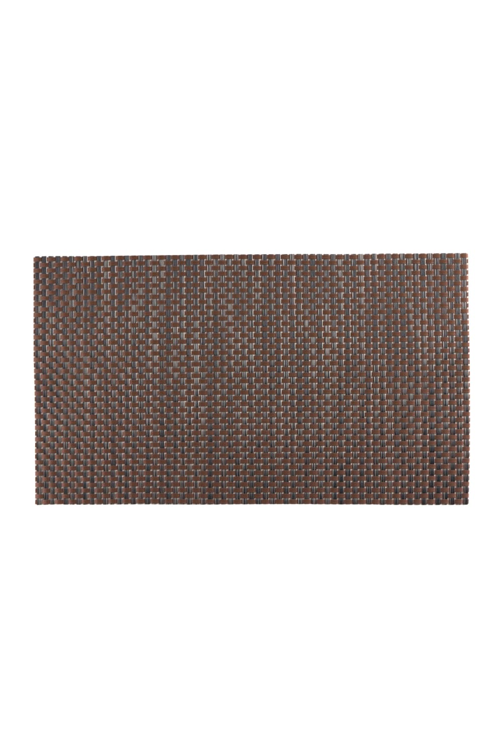 CALMA HOUSE Einzelplatz-Set, fleckenabweisend, erdfarben geflochten aus PVC und recyceltem PET 30x45. Kupfer