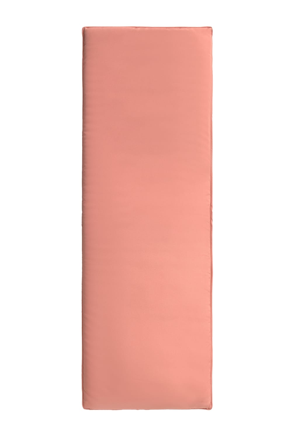 CALMA HOUSE Wasserbeständiges Bankkissen für den Außenbereich in Rosa. Mit Rand in derselben Farbe. Rückseite identisch zur Vorderseite. Rosa