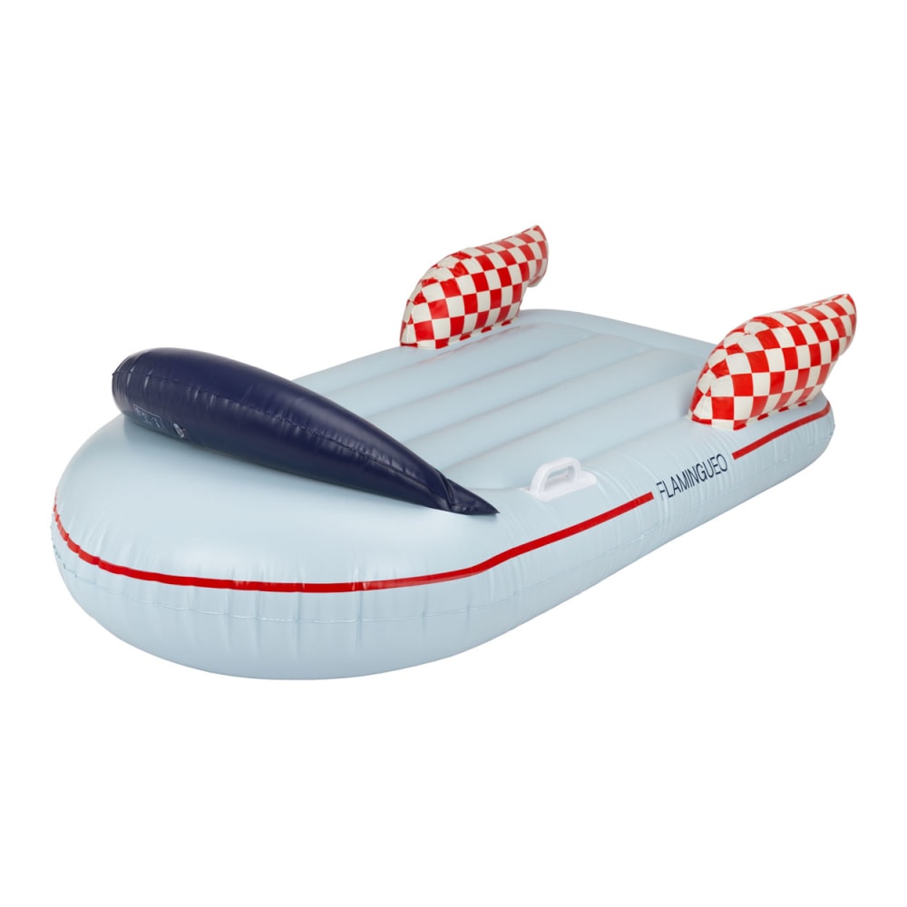Flamingueo Schwimmmatratze Kinder PVC Blau style modern Blau Pvc - Polyvinlychlorid