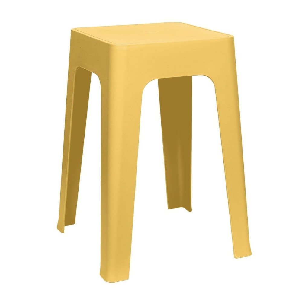 Tabouret empilable coloris jaune — Beyit