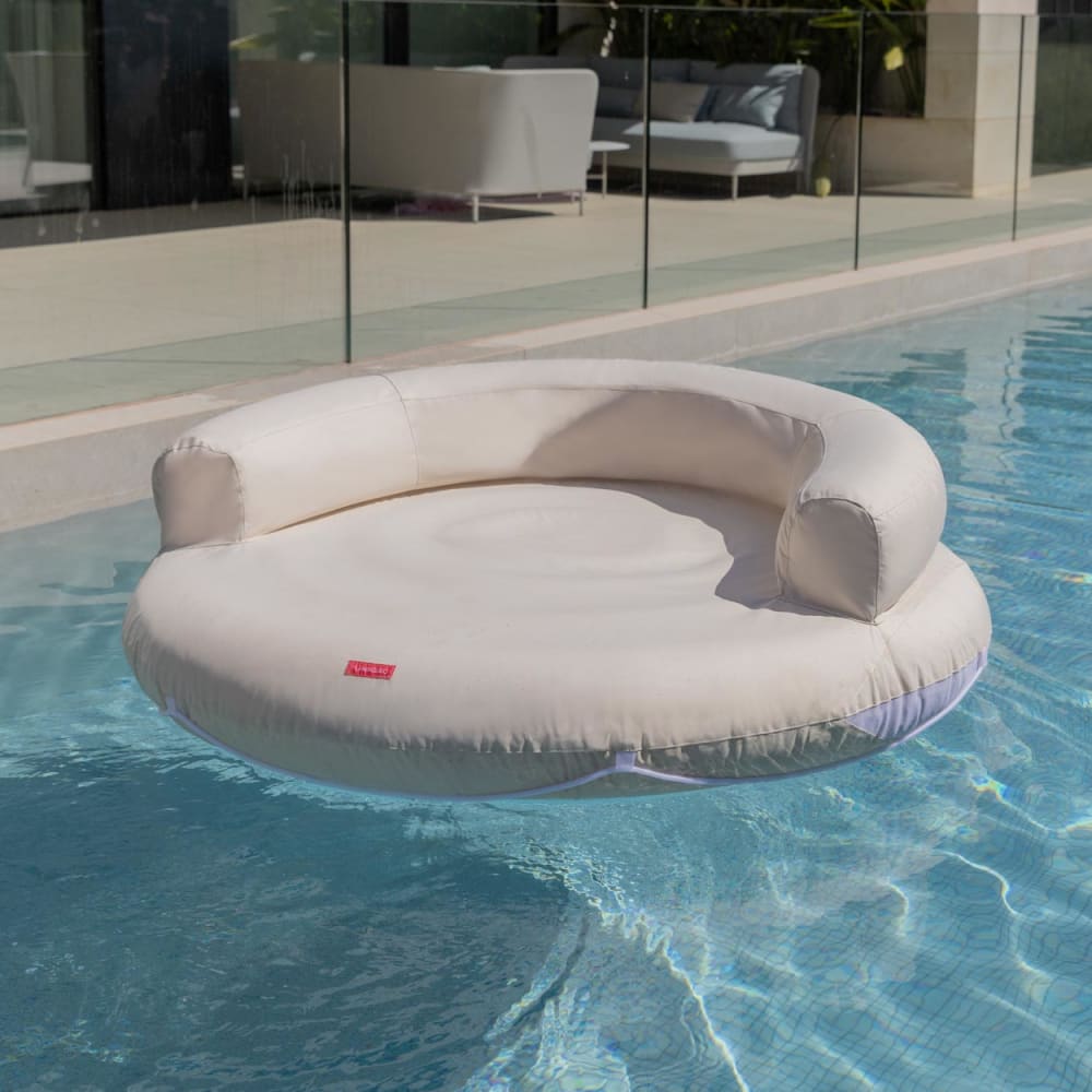 Matelas Gonflable Piscine PVC Blanche