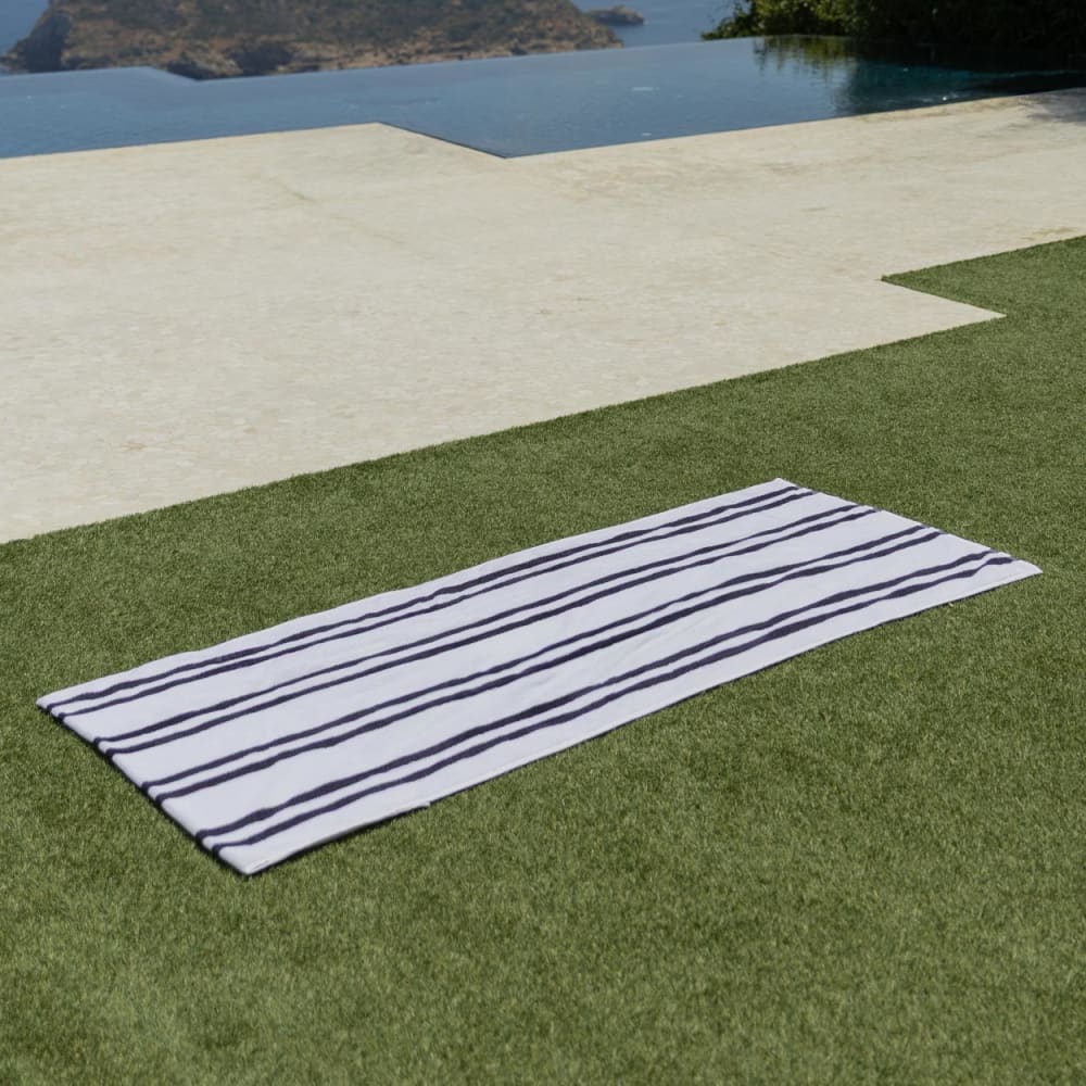Strandtuch Baumwolle 76,5x180cm Blau - Maisons Du Monde