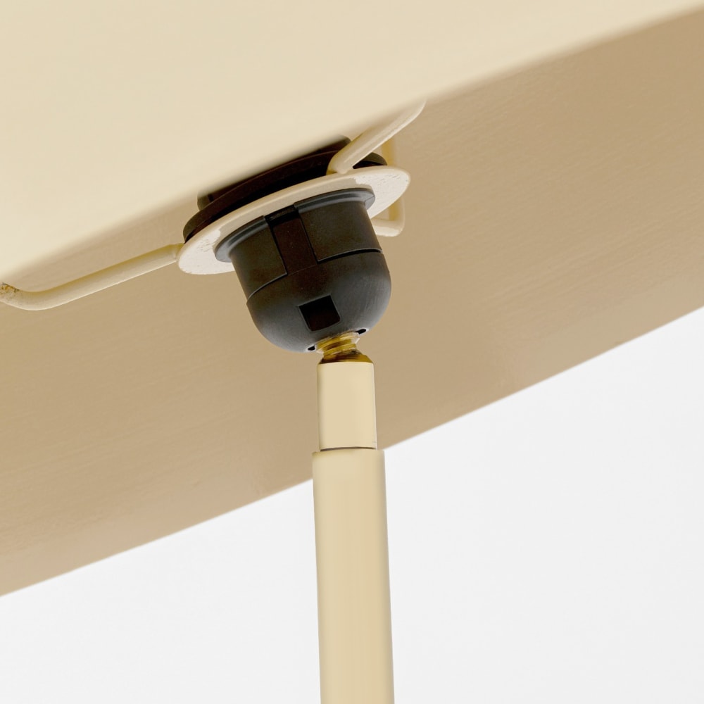 Lampadaire inclinable en acier beige — vue 4