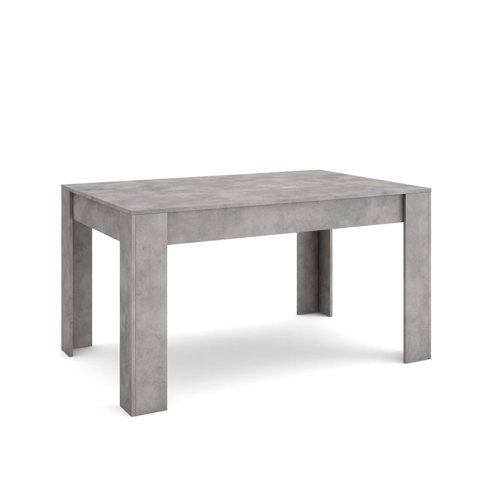 Esstisch Holzeffekt 140x90x76cm Zementgrau - Maisons Du Monde