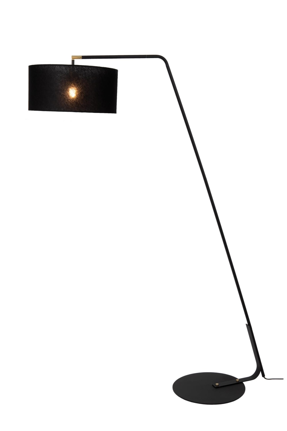 Lampadaire métal noir