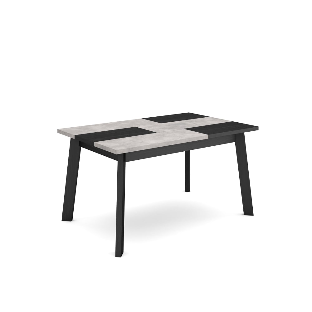 Esstisch Holzeffekt 140x90x75cm Zementgrau - Maisons Du Monde