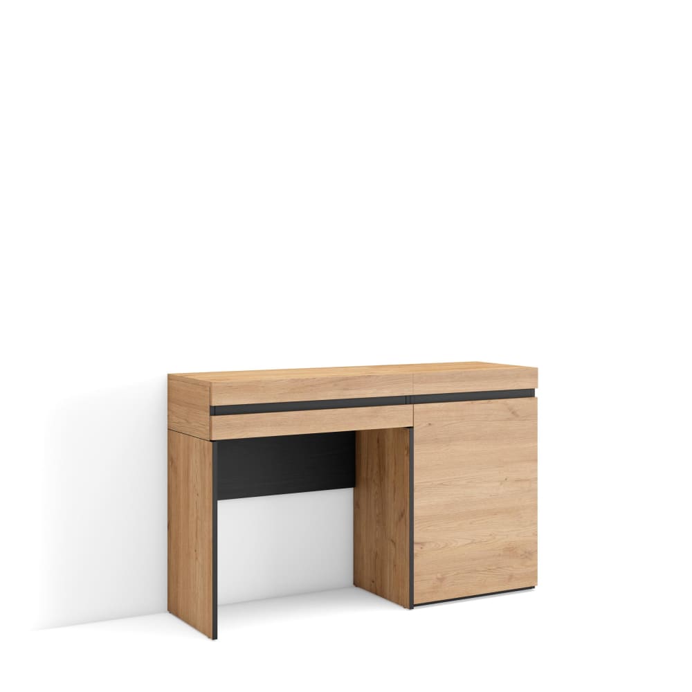Schminktisch Holzeffekt 121x35x75cm Eiche - Maisons Du Monde
