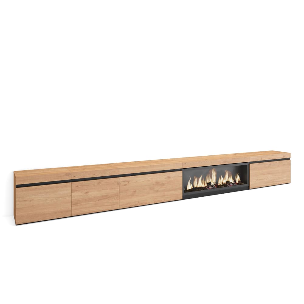 Meuble tv effet bois