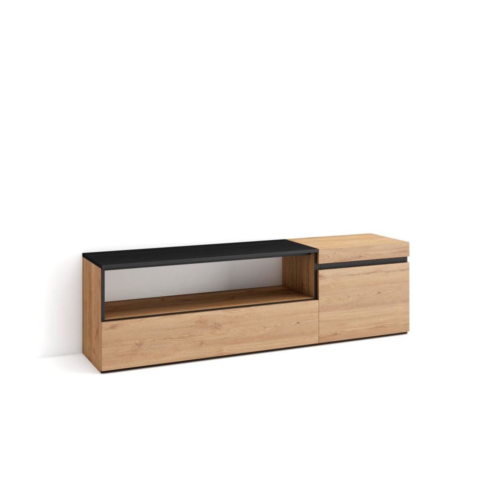 Meuble tv effet bois