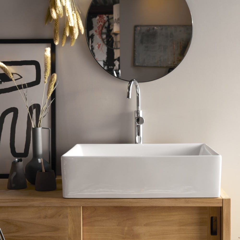 Waschbecken aus Keramik b. 61 cm - Maisons Du Monde