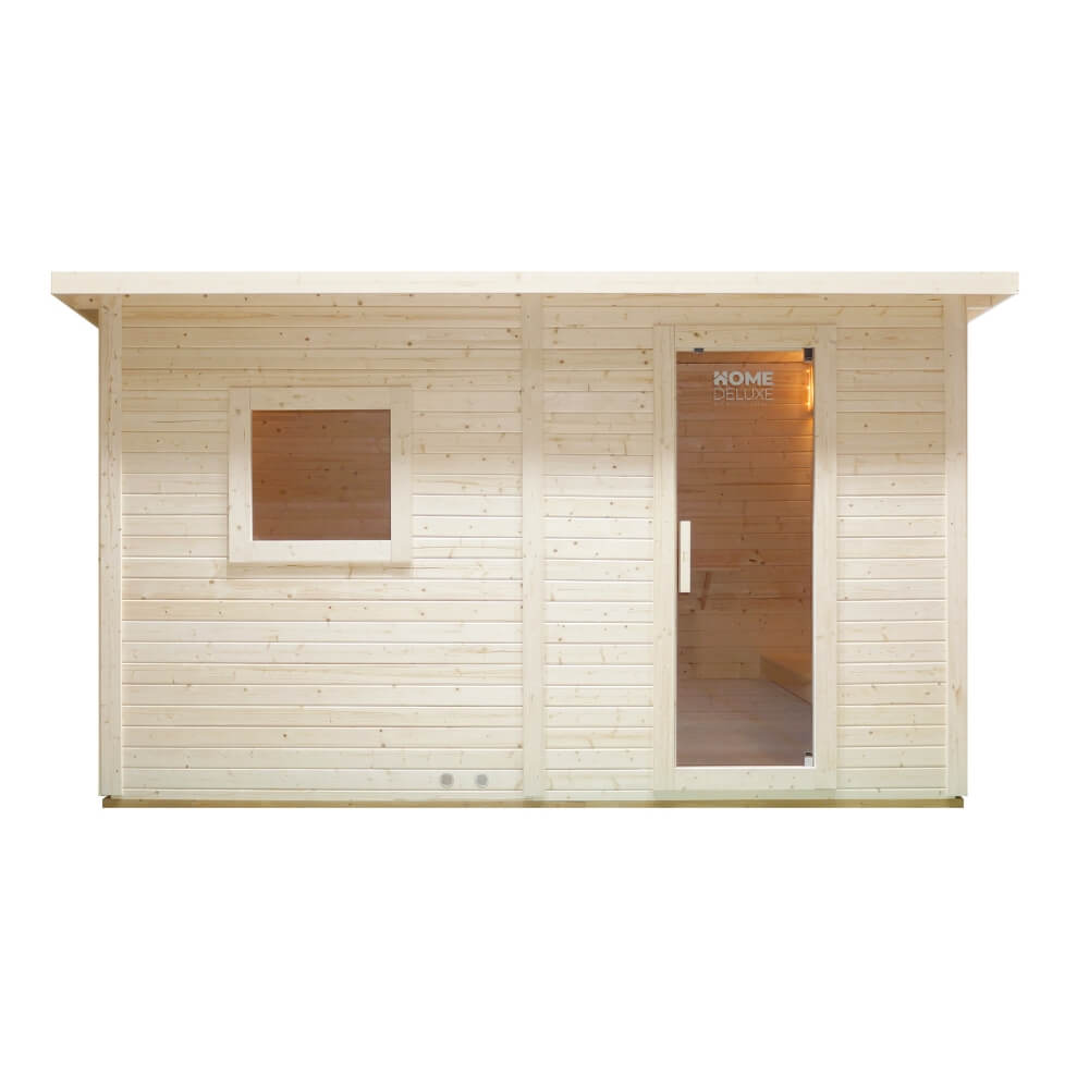Sauna en bois pour 5 personnes 400x217 cm