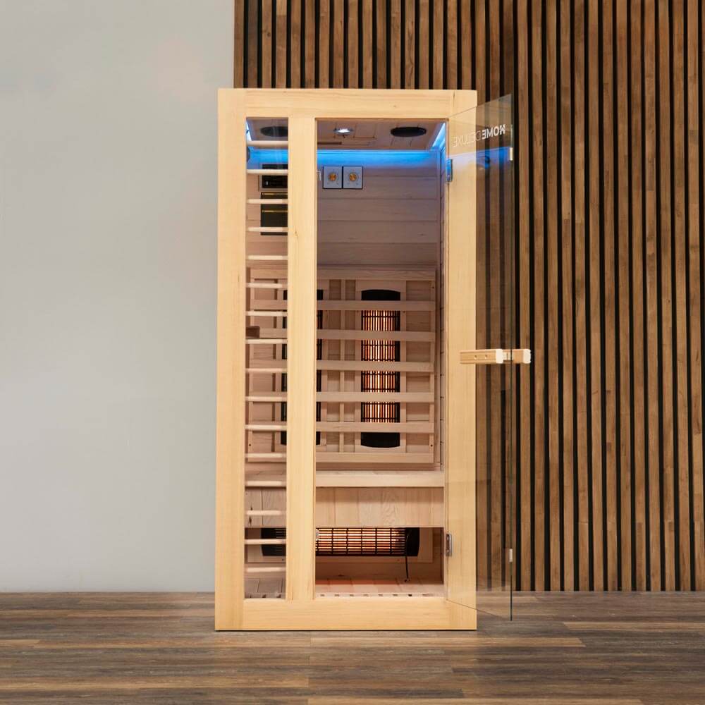 Cabine infrarouge en bois pour 1 personne 90x90 cm