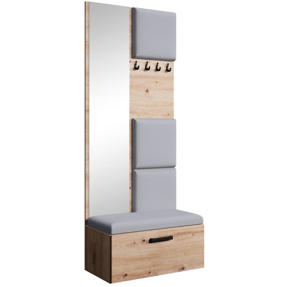 Penderie miroir et meuble à chaussures