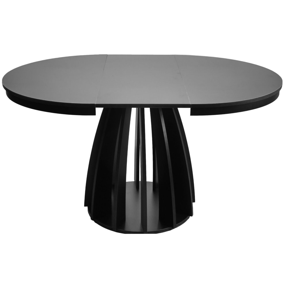 Ausziehbarer Esstisch Schwarz 100–140x100 cm - Maisons Du Monde