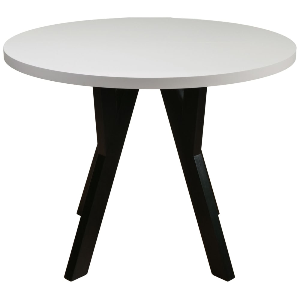 Selsey Ausziehtisch Greige/Schwarz 100–180x100 cm style modern Taupe Spanplatte