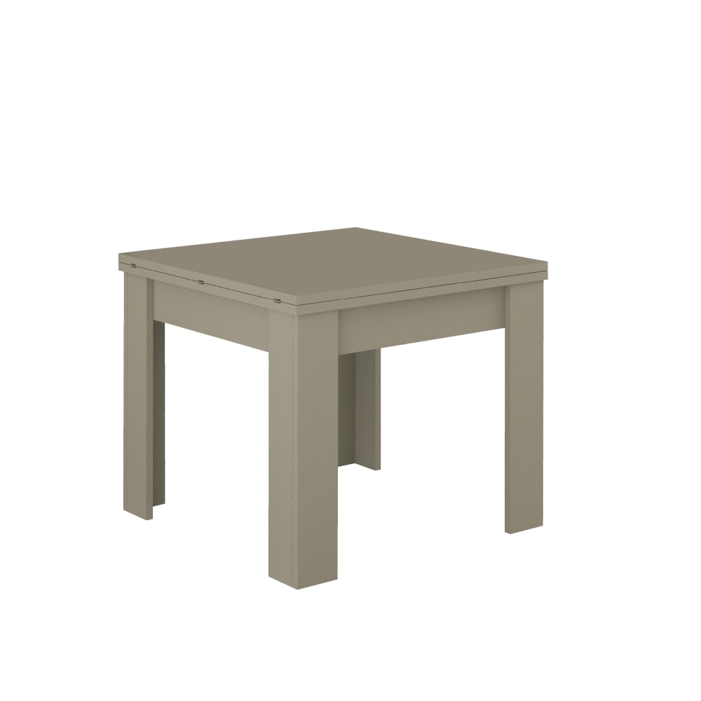 Table extensible 6-8 personnes 90/180 cm effet bois taupe