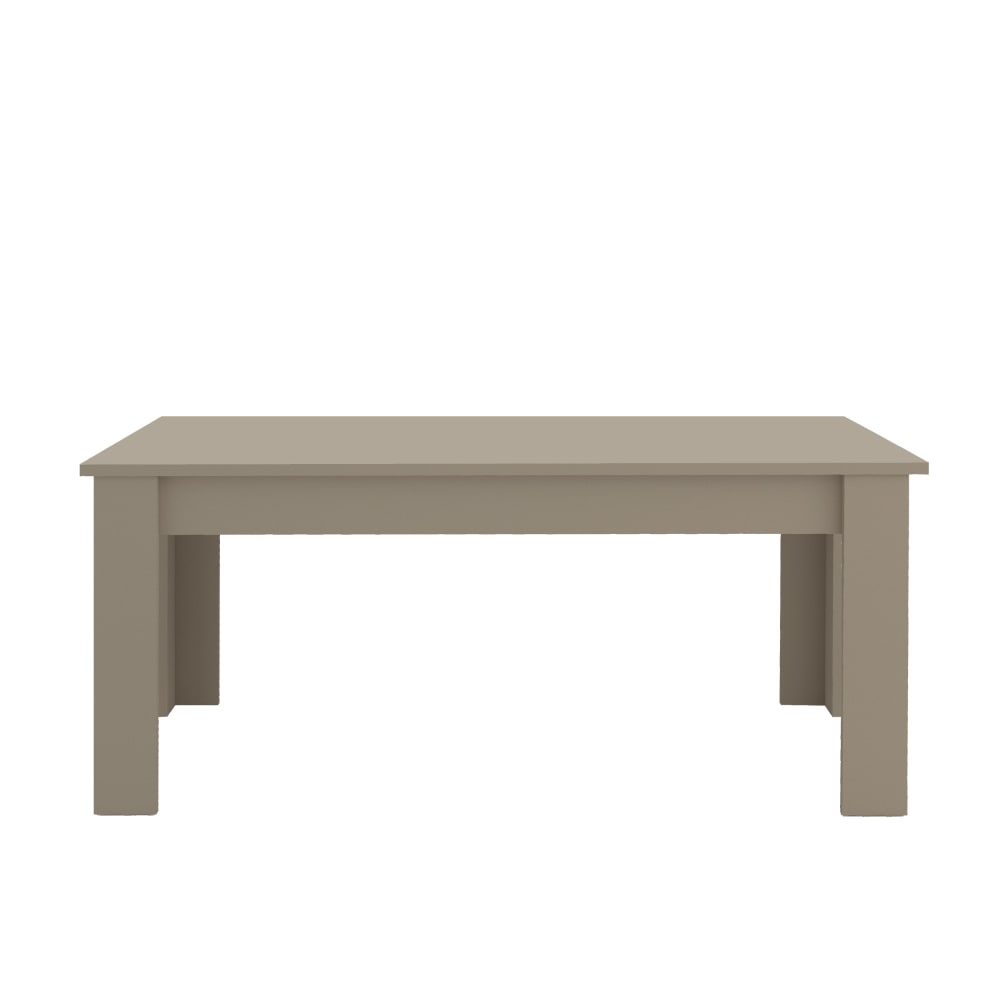Table extensible 6-8 personnes 140/190 cm effet bois taupe