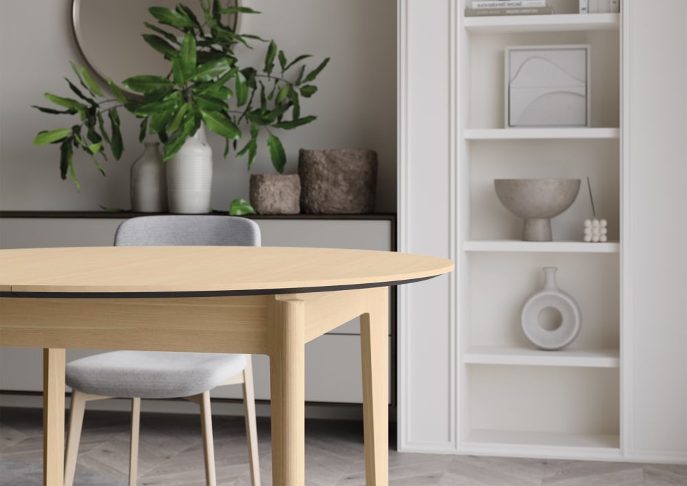 Ausziehtisch Helle Eiche-Optik 90–210x90 cm - Maisons Du Monde