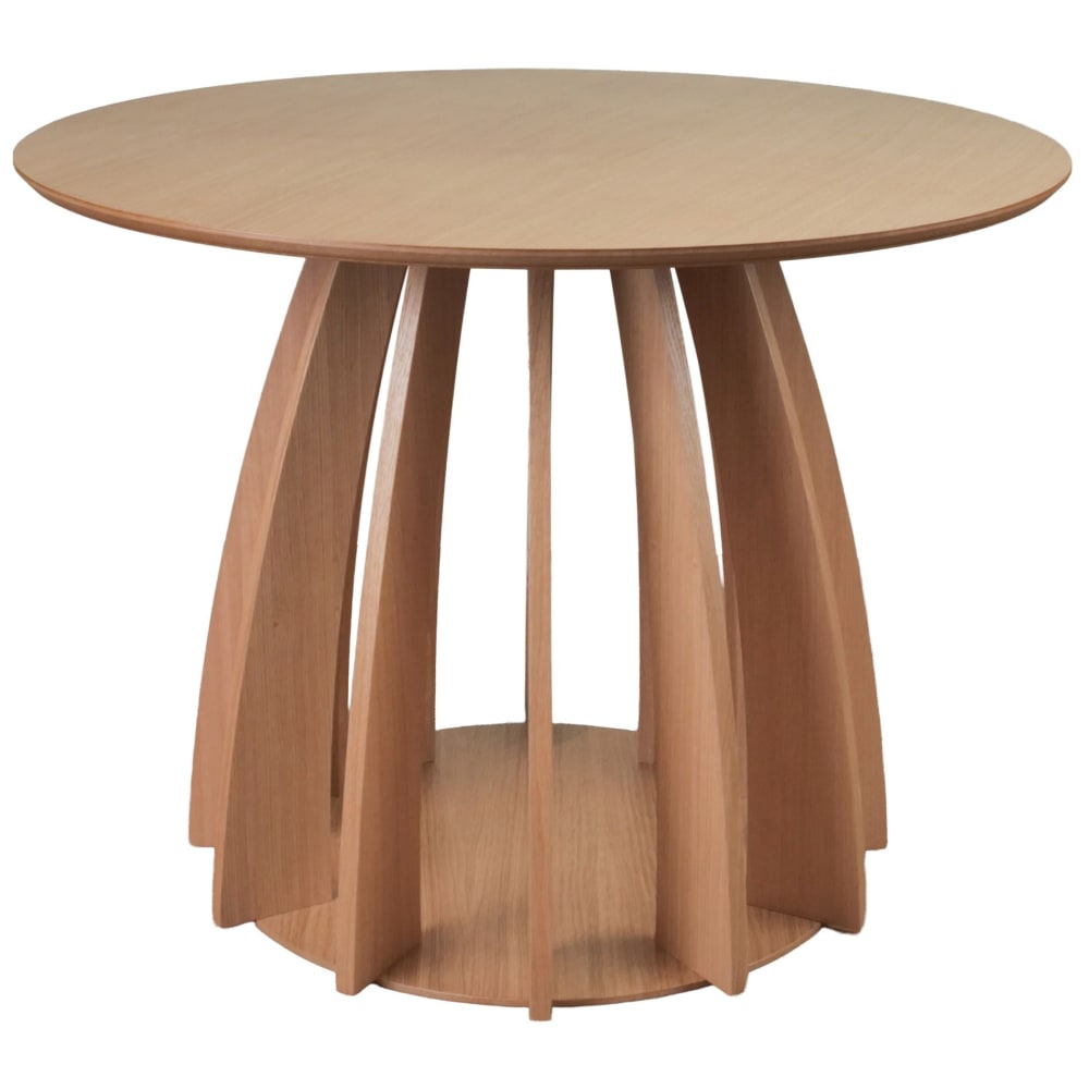 Selsey Runder Esstisch Eiche-Optik Ø100 cm style modern Beige Spanplatte