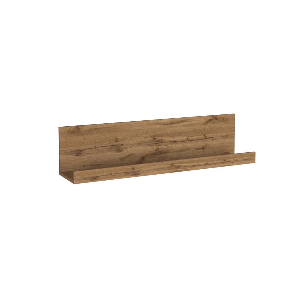 Étagère murale 120 cm effet bois chêne