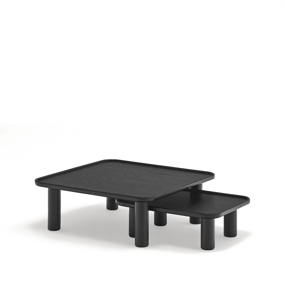 mesa de centro nido negro