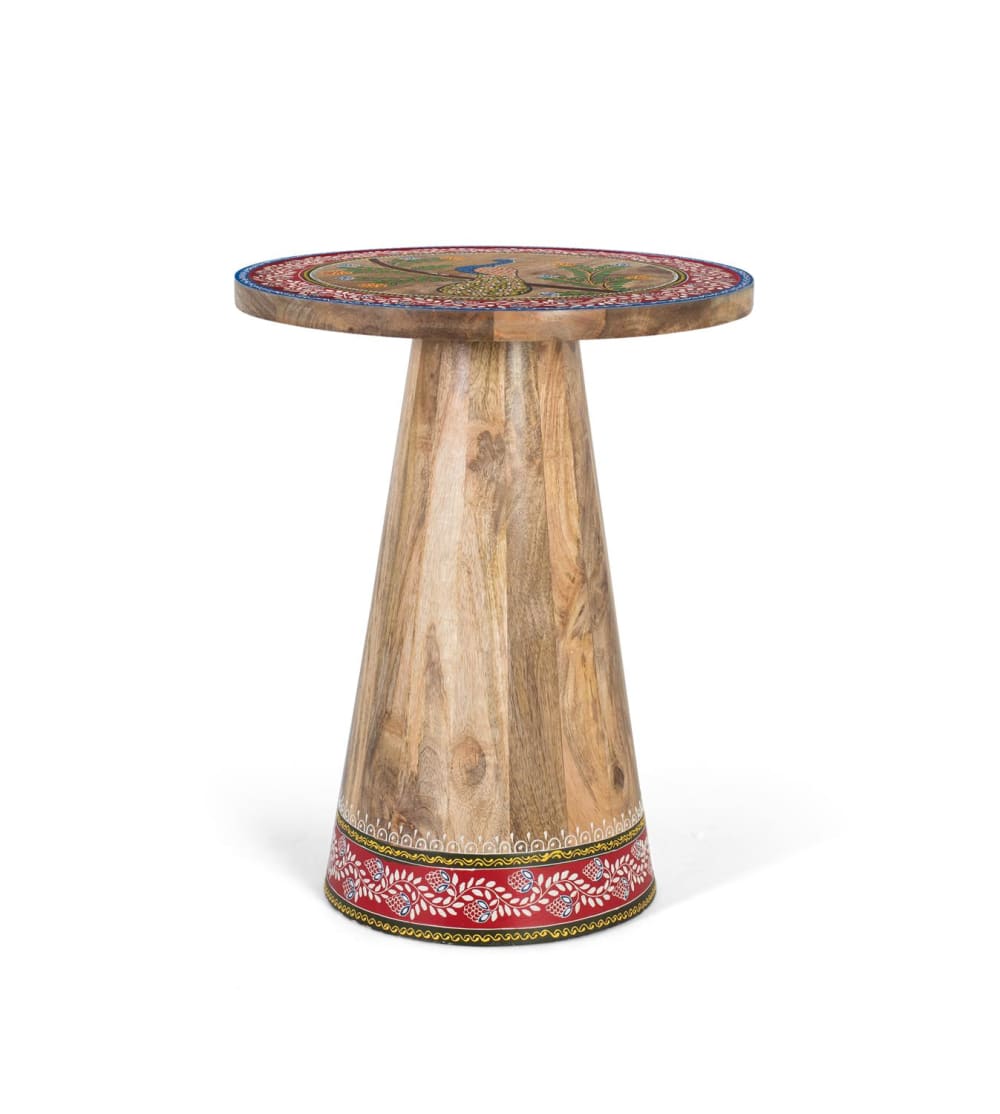 Table d'appoint en bois - main