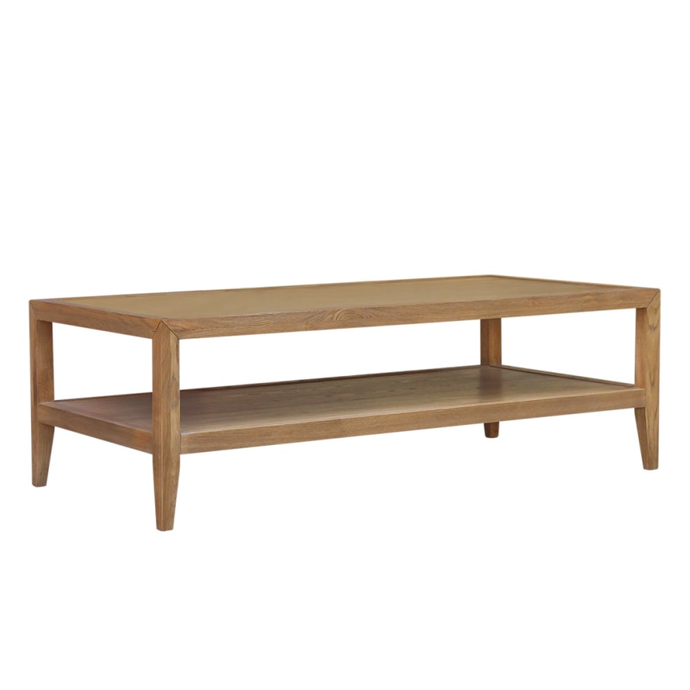 Table basse double plateau
