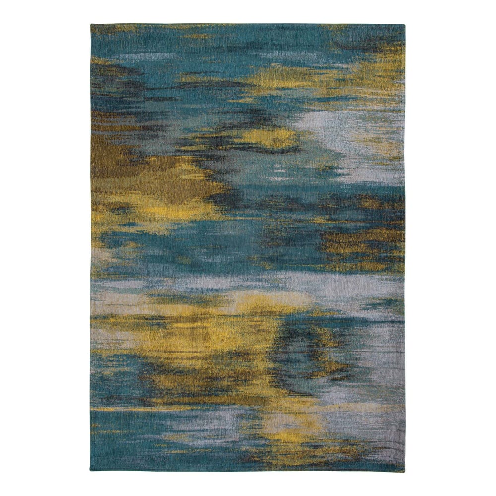 Tapis salon et chambre tissé plat 140x200 cm  Multicolore
