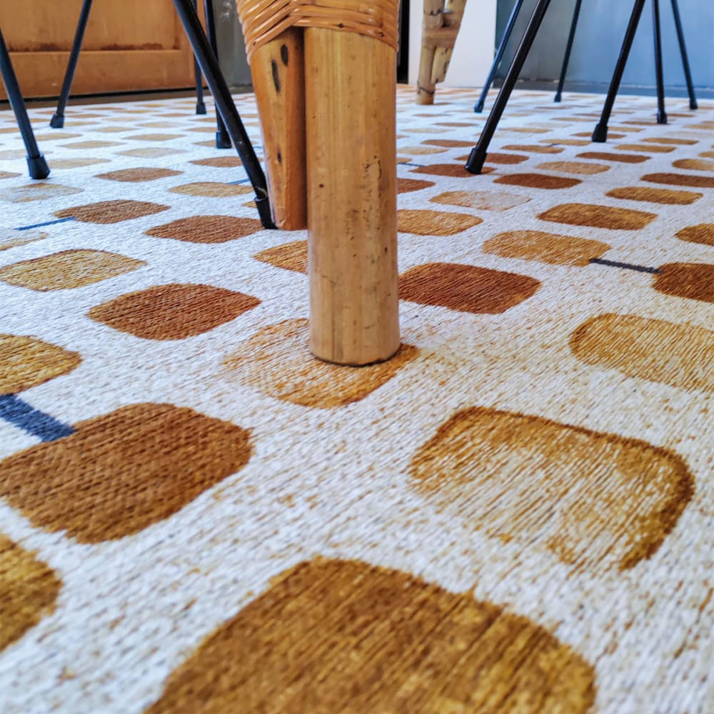 COBBLESTONE - Teppich Gelb 240x240 - Maisons Du Monde