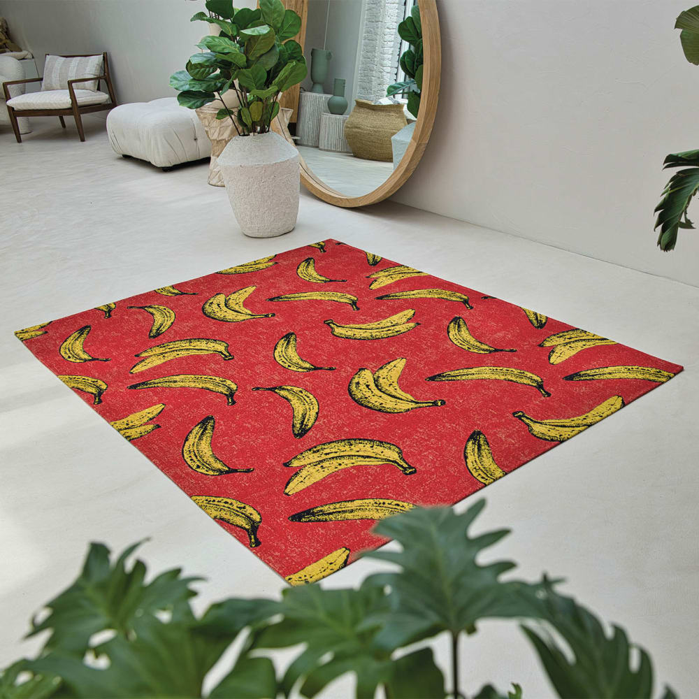 BANANA - Teppich Rot 100x140 - Maisons Du Monde