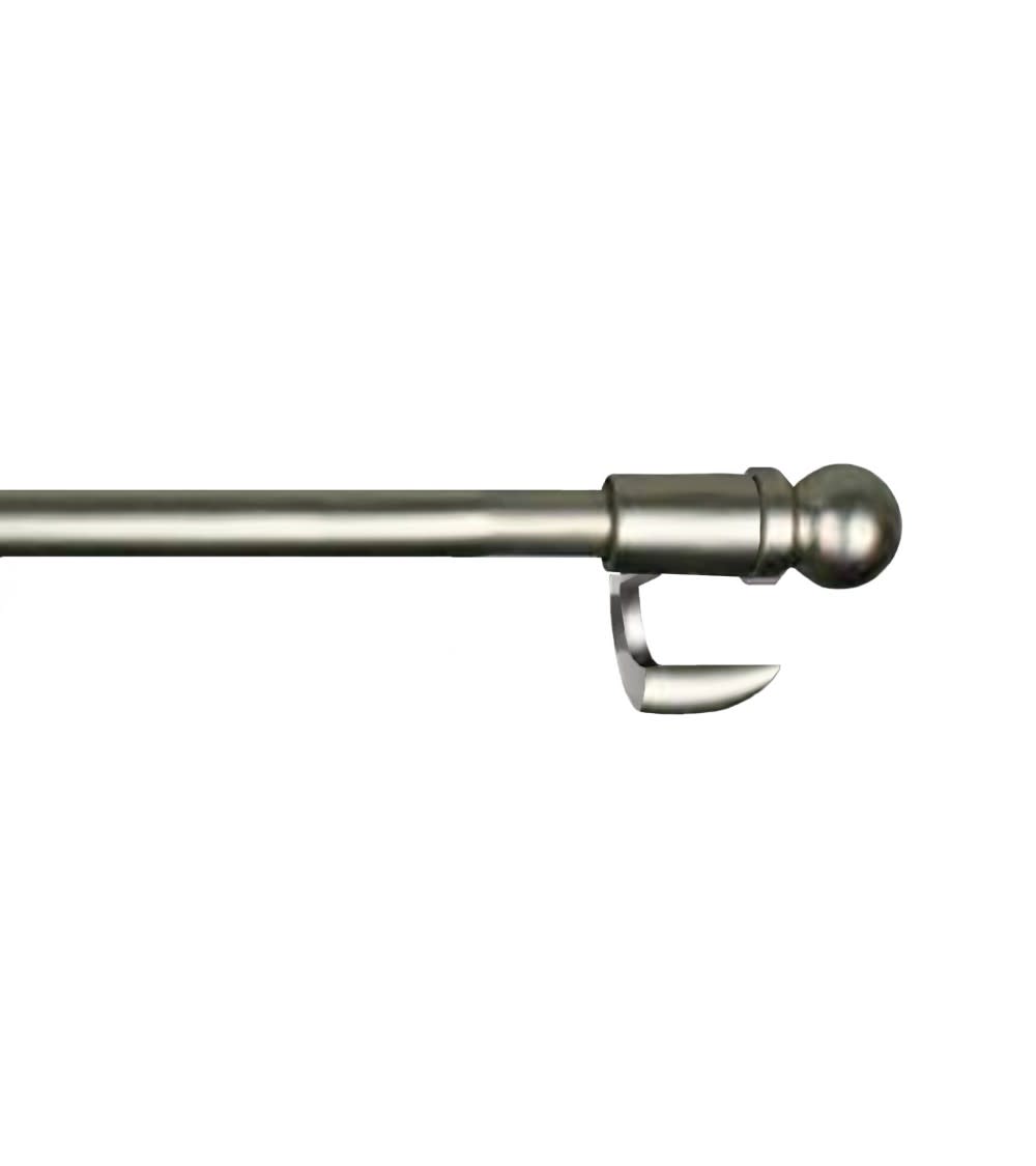 Tringle extensible autobloquante 60 à 90cm argenté