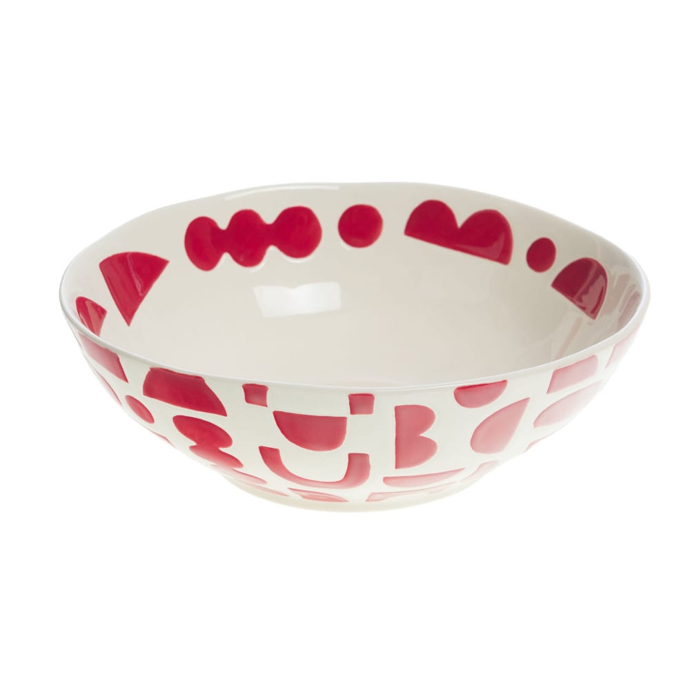 Saladier  23 cm blanc en grès