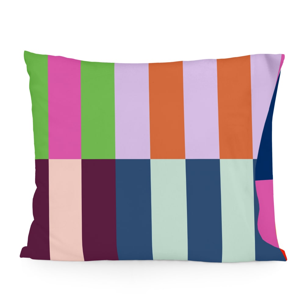 Happy Friday Kissenbezug aus 100% Baumwolle 60x70 cm Mehrfarbig style modern Mehrfarbig Öko-Tex Zertifikat Baumwolle