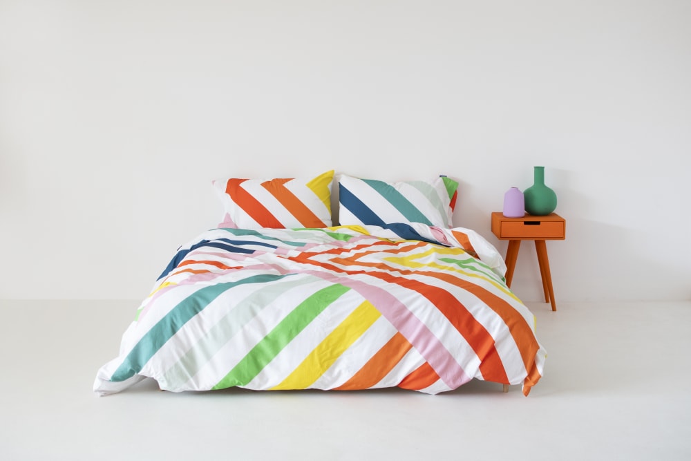 Housse de couette 100% Coton Multicolore 240x220 cm