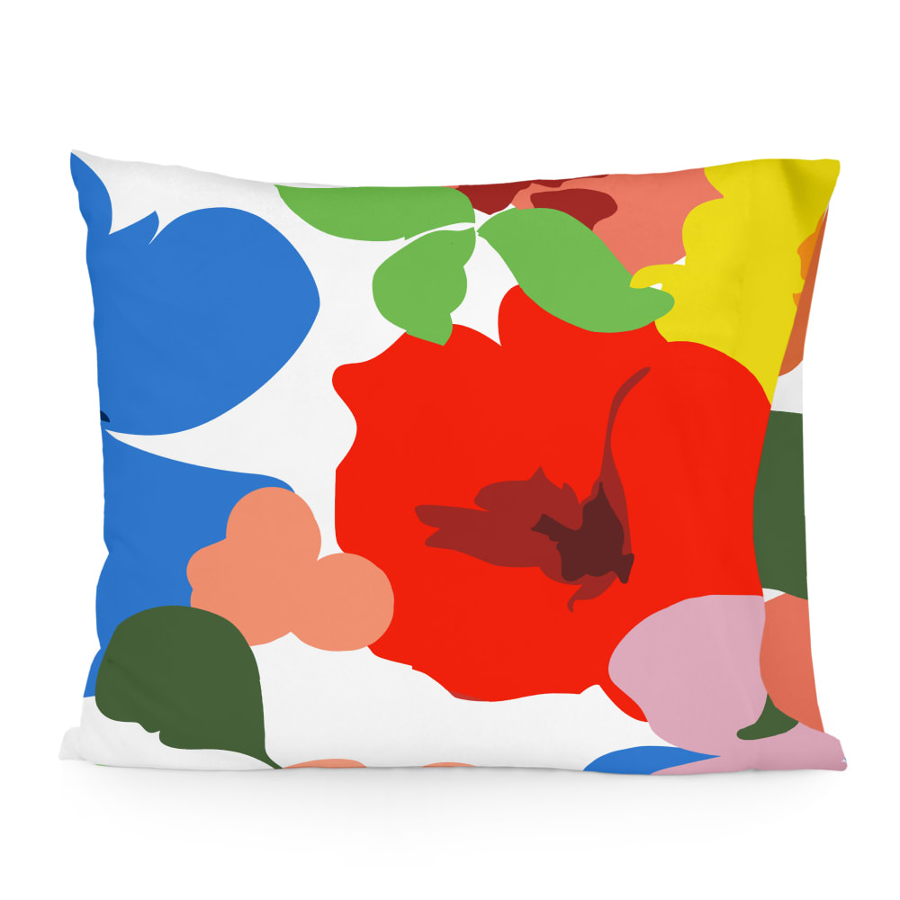Happy Friday Kissenbezug aus 100% Baumwolle 60x70 cm Mehrfarbig style modern Mehrfarbig Öko-Tex Zertifikat Baumwolle