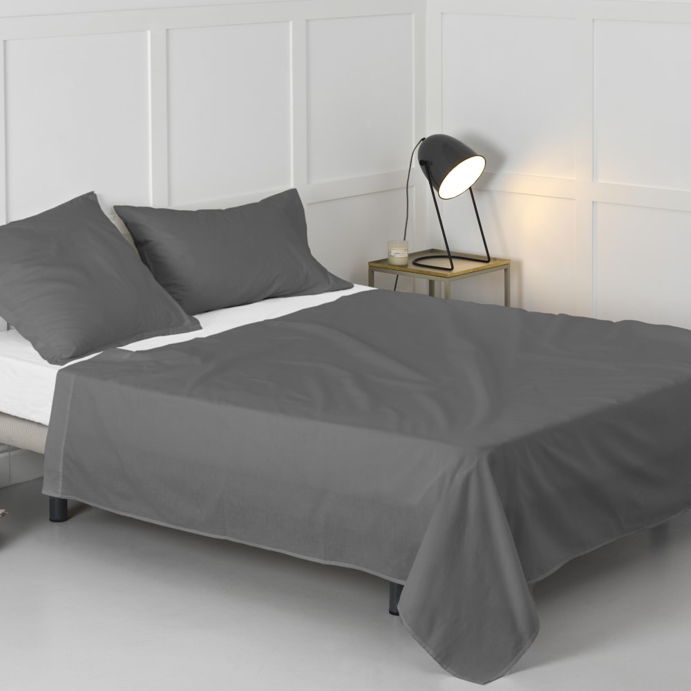 Drap 100% Coton Pierre 260x270 cm