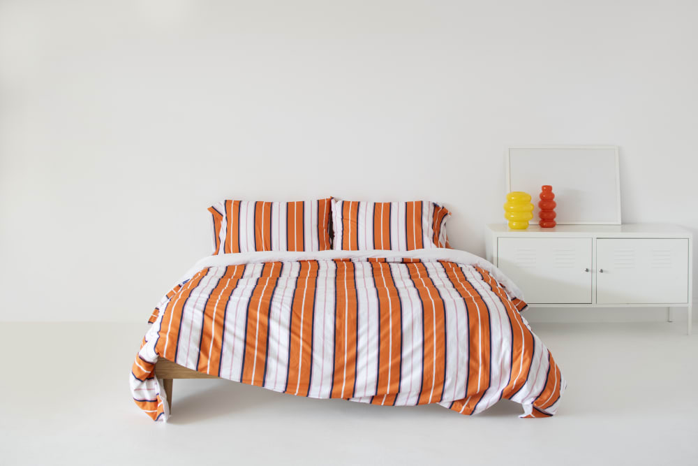 Housse de couette 100% Coton Multicolore 220x220 cm