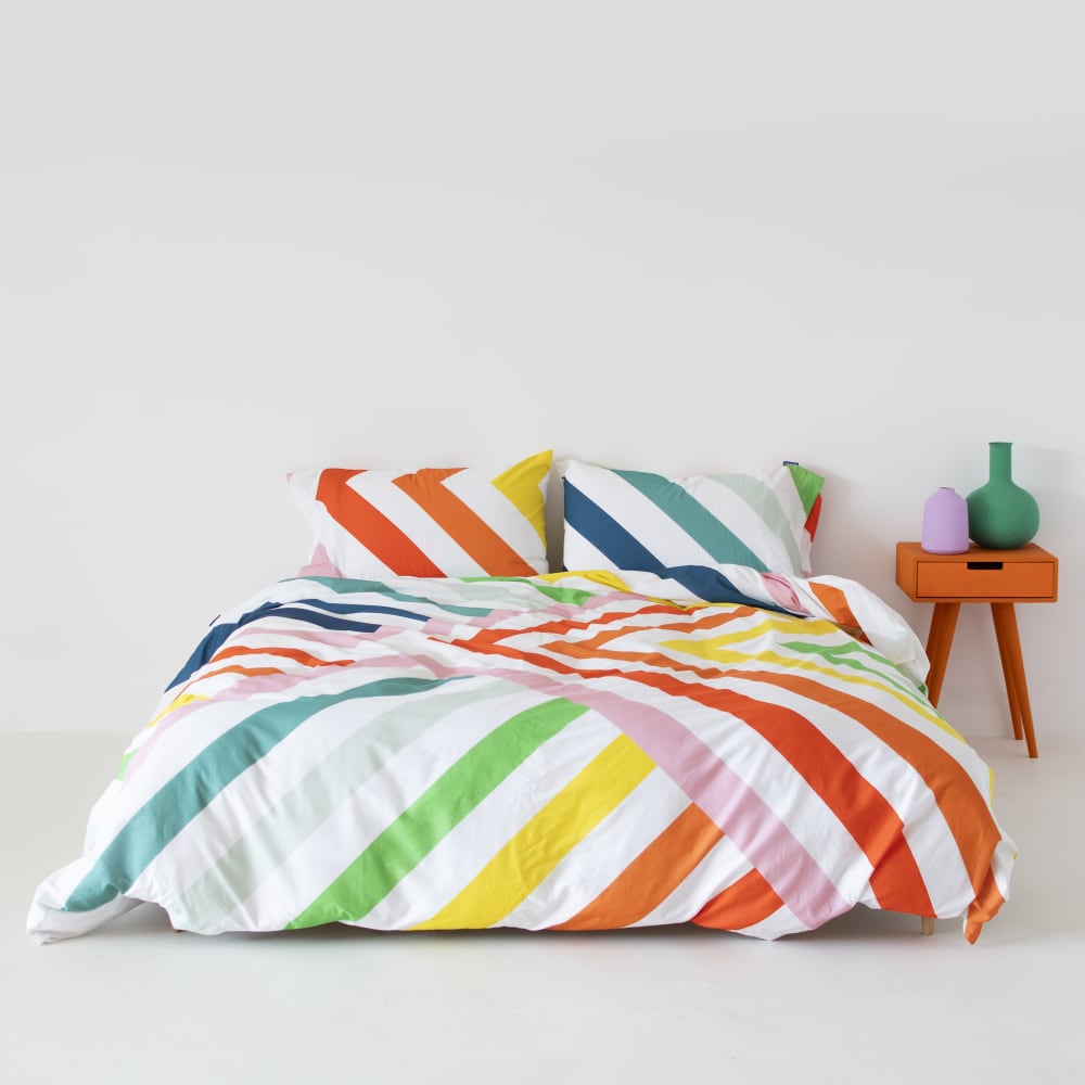 Housse de couette 100% Coton Multicolore 200x200 cm