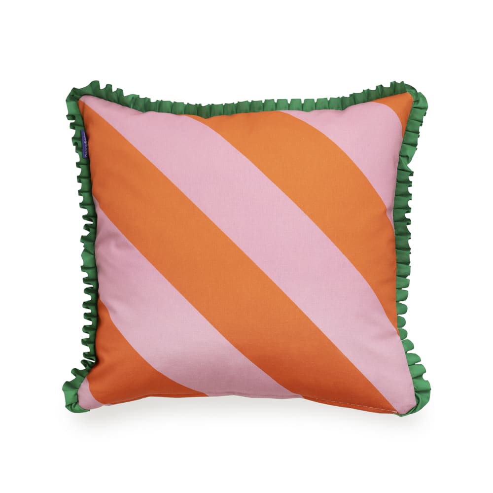 Happy Friday Dekorative kissenbezug aus 100% Baumwolle 50x50 cm Mehrfarbig style modern Mehrfarbig Baumwolle
