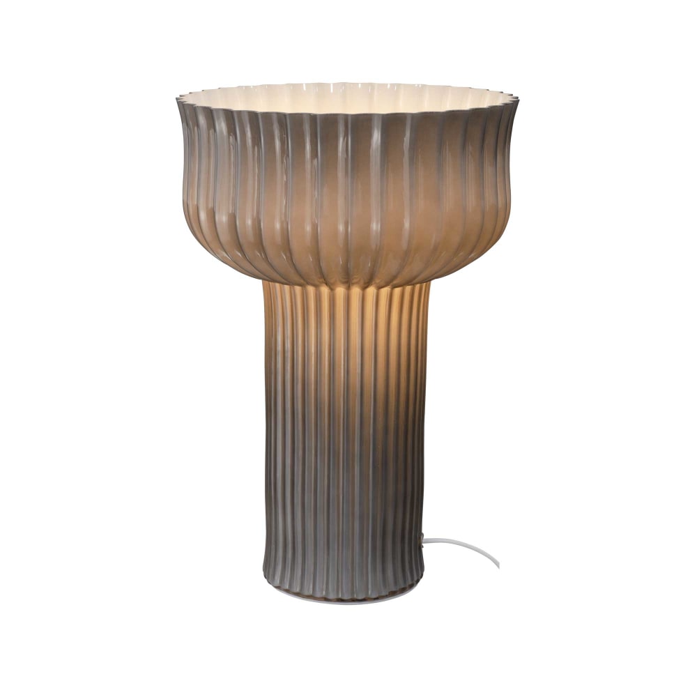 Lampe à poser en verre strié — vue 4