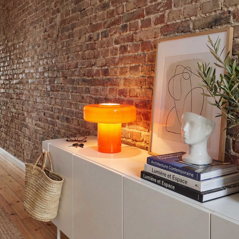 Lampe à poser en verre — vue 3