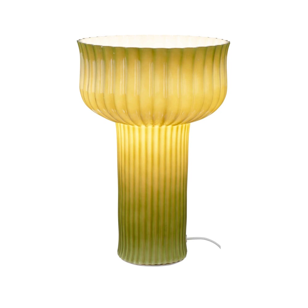 Lampe à poser en verre strié — vue 4
