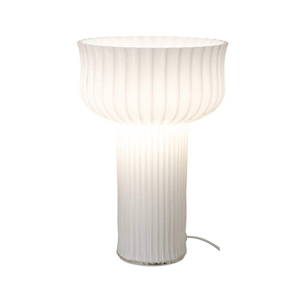 Lampe à poser en verre strié — vue 4
