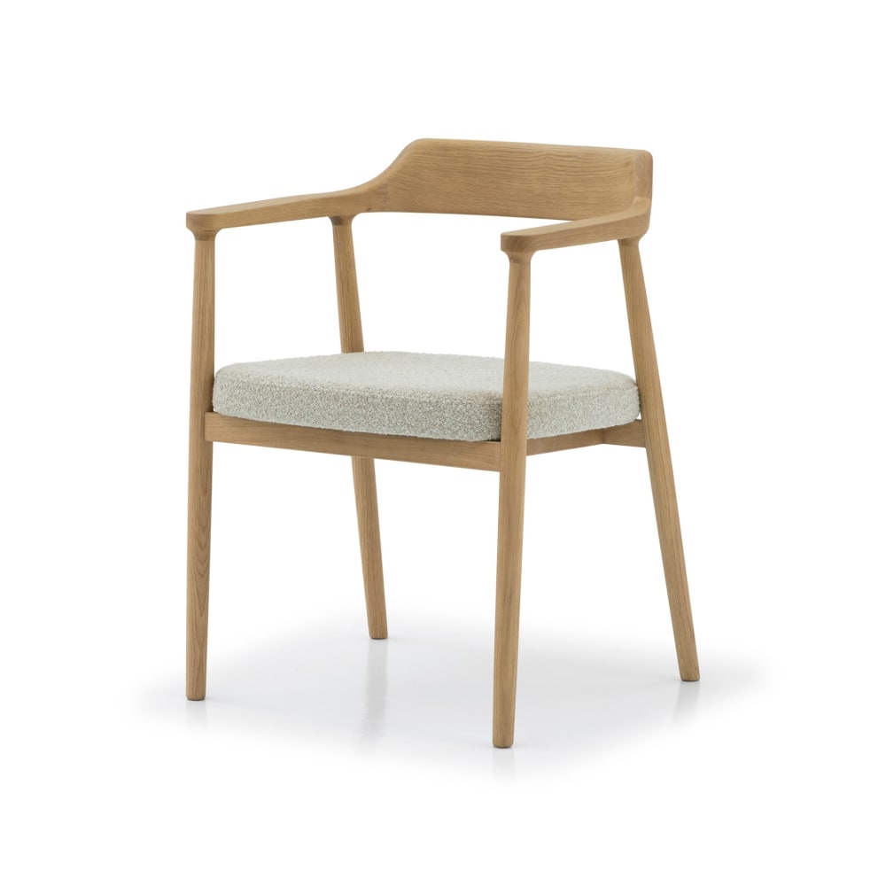 Chaise en chêne, assise