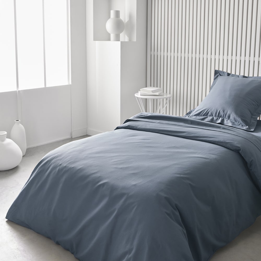 Uni-Spannbettlaken Baumwolle 90x190 cm - Maisons Du Monde
