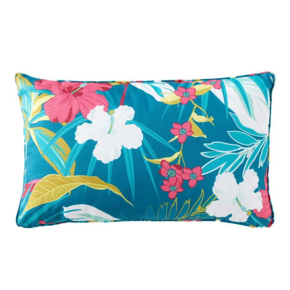 Coussin d'extérieur rectangulaire déhoussable imprimé 30x60cm