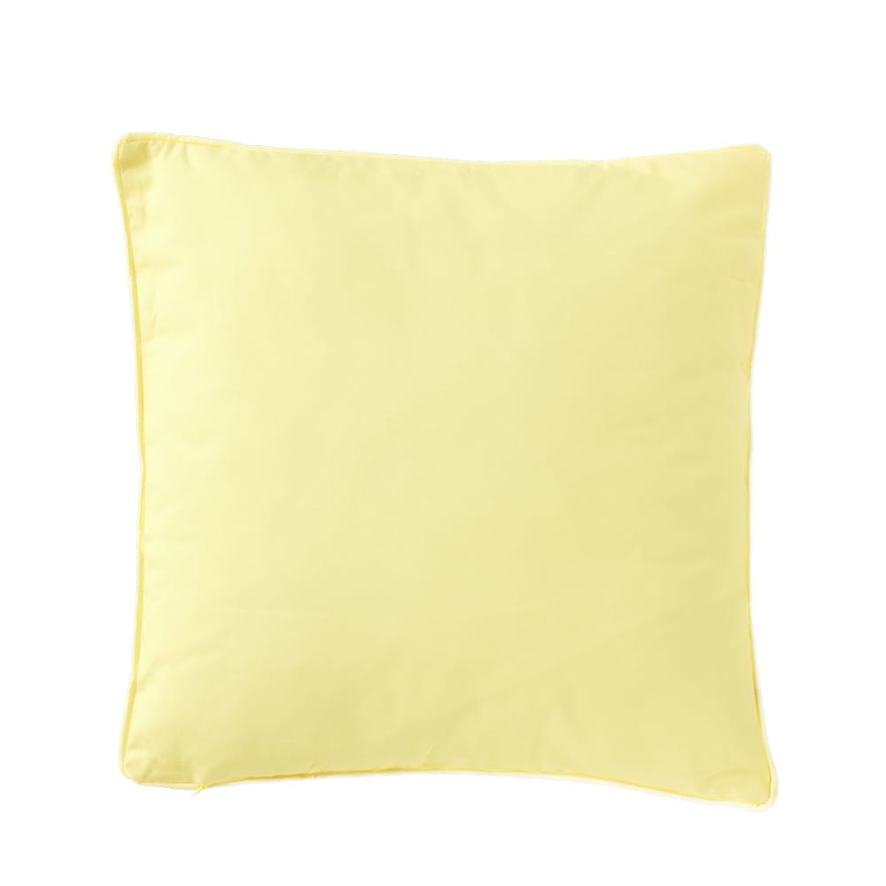 Coussin d'extérieur carré déhoussable  40x40cm Jaune