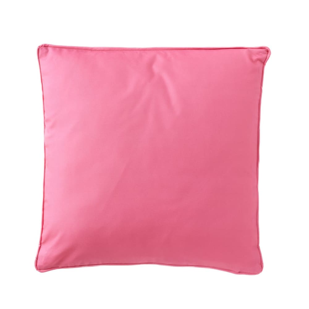Coussin d'extérieur carré déhoussable  40x40cm Rose